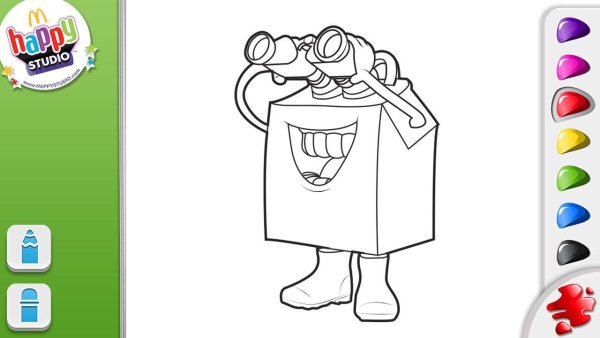 Раскраска Макдоналдс