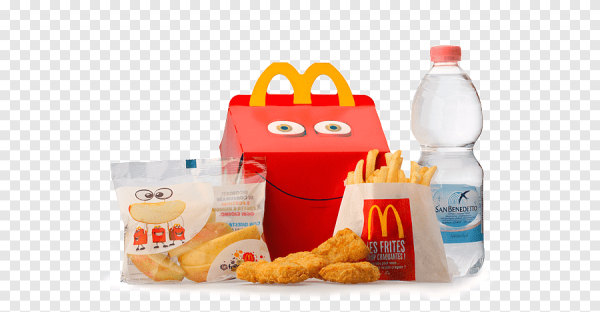 Реклама макдональдс на пакете