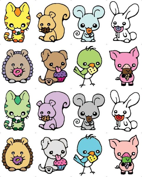 Стикеры для распечатки