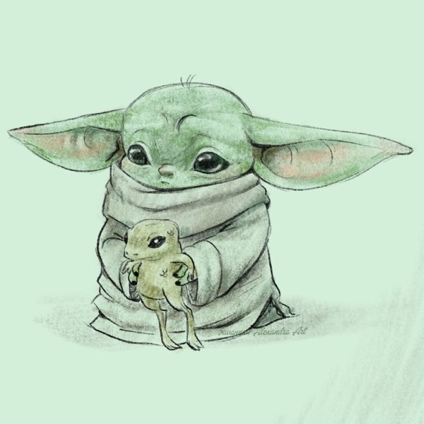 Йода для срисовки