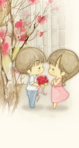 Милые романтичные рисунки