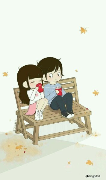 Милые мультяшные пары