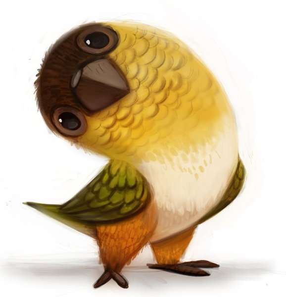 Попугайчик мультяшный