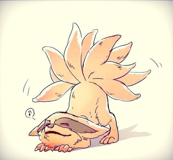 Курама из Наруто маленький милый