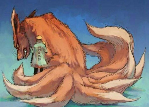 Аниме курама девятихвостый Лис