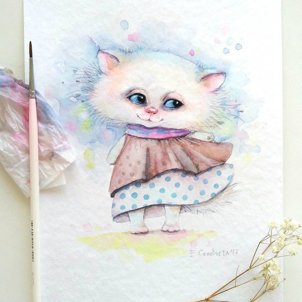 Акварельные зверюшки