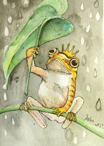 Милый Лягушонок арт