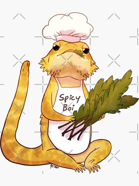 Милая ящерка арт