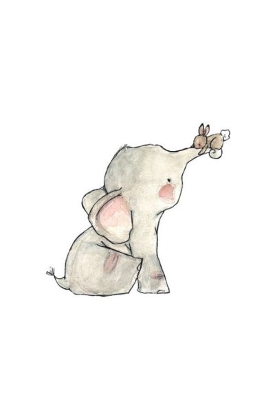 Милый Слоник для срисовки