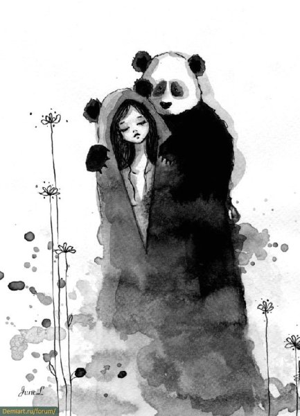 Девушка Панда
