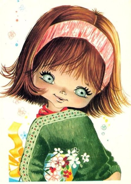 Нарисовать красивую куклу