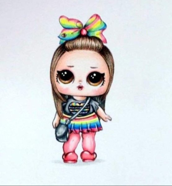 Мультяшная девочка