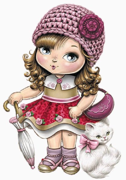 Бумажные куклы с одеждой милые