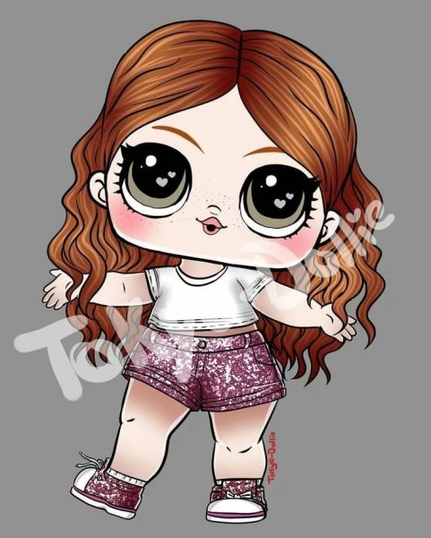 Милые куколки для рисования