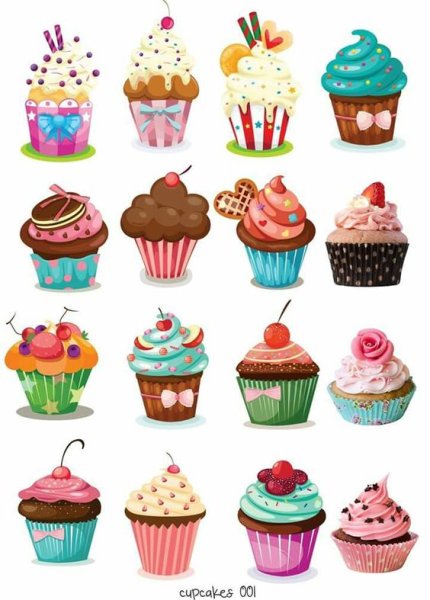 Пирожные для рисования