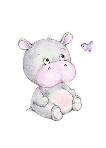 Милые картиночки Бегемотик