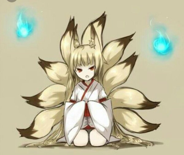 Лиса демон Кицунэ