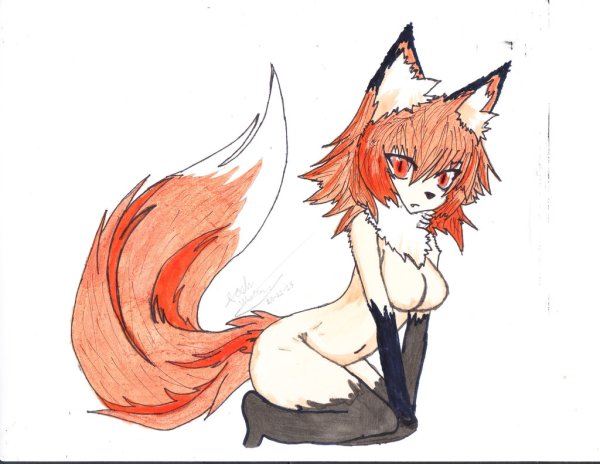 Гинко аниме лисица