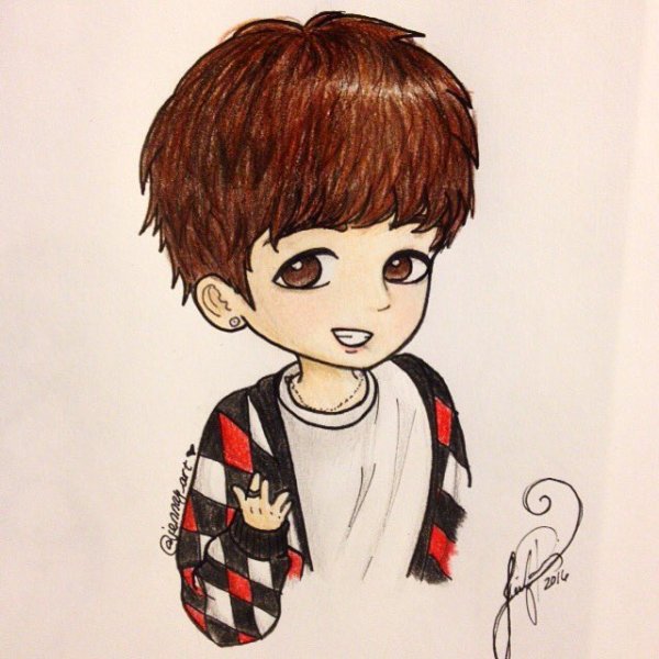 Мультяшный Чонгук из BTS