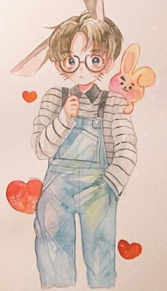 Милые нарисованные мальчики