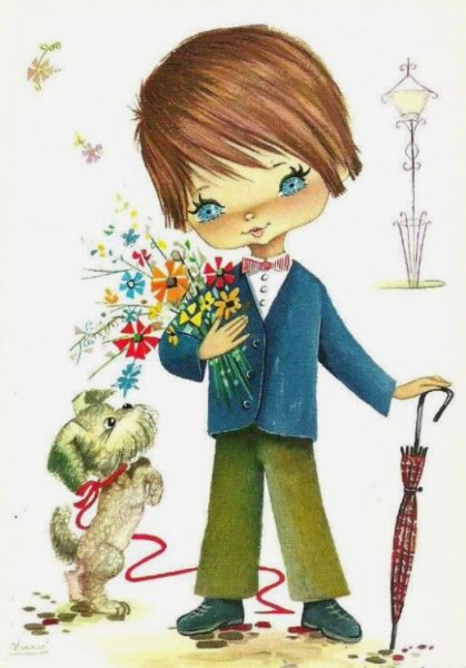 Красивые Рисованные мальчишки