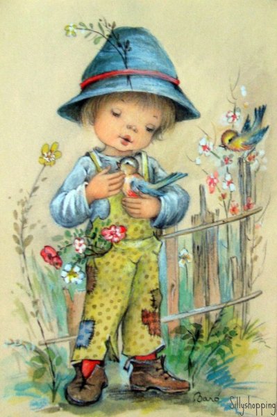 Старинные открытки с детьми