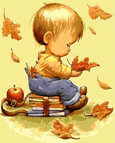 Мальчик осень для ДОУ