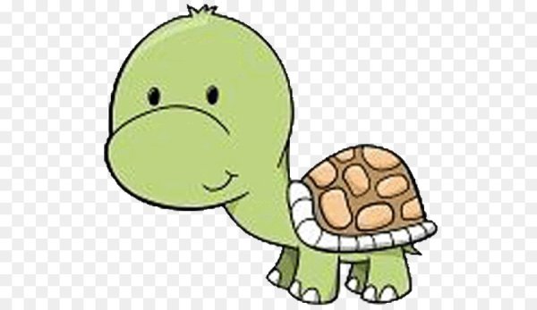 Черепаха в мультяшном стиле
