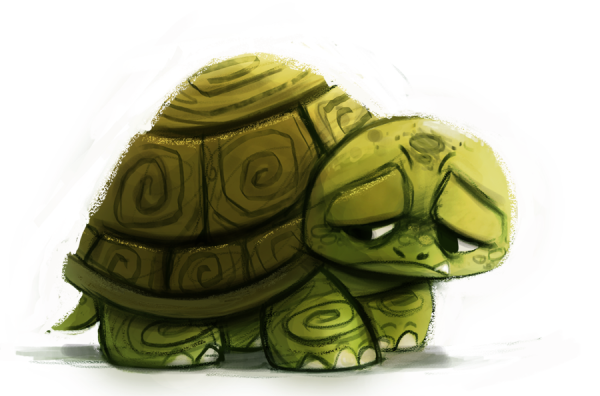 Черепашка плачет