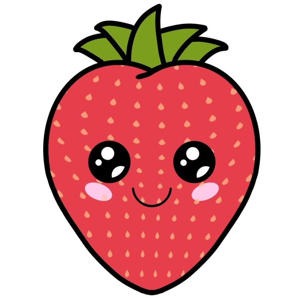 Милые фрукты с глазами