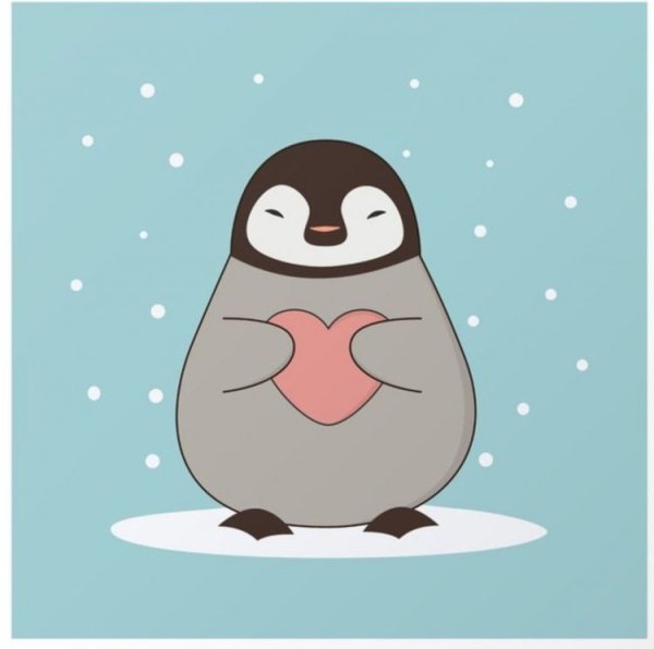 Пингвин арты