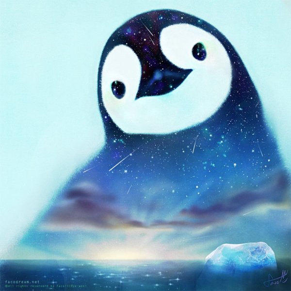 Милый Пингвиненок арт