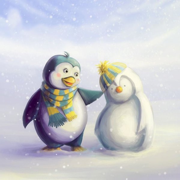 Пингвин иллюстрация