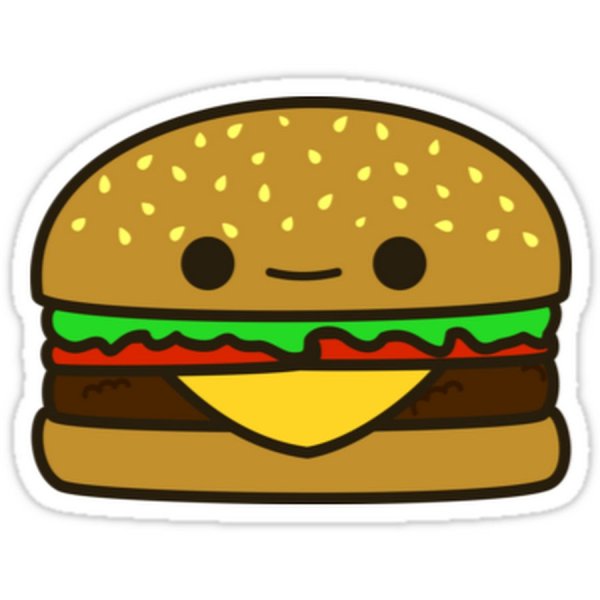 Нарисовать бургер