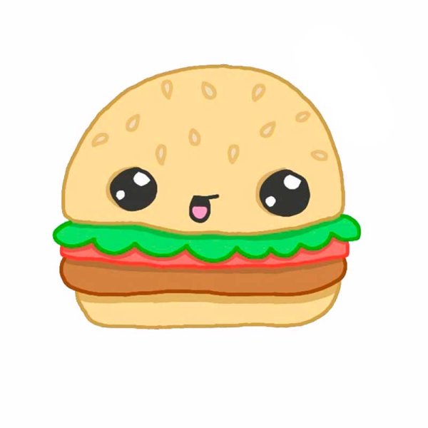 Рисунки для срисовки еда