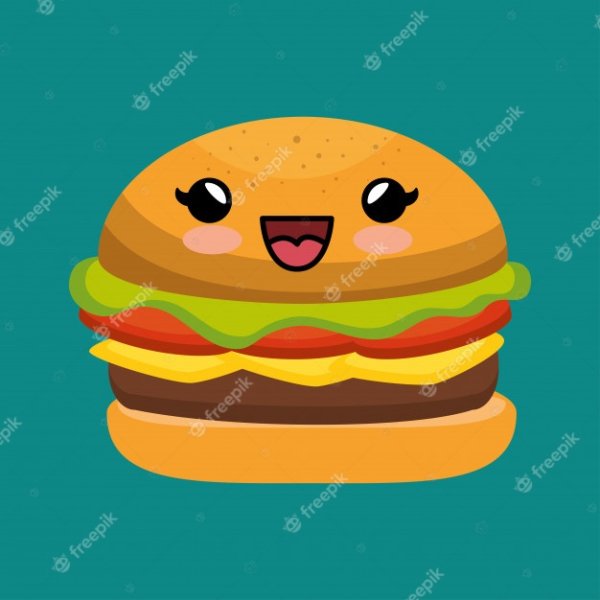 Гамбургер с глазками