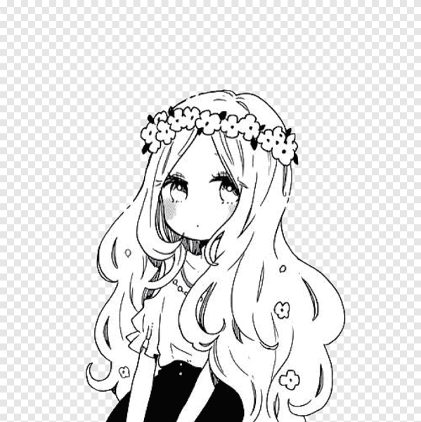 Аниме чёрно белые