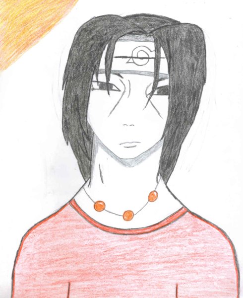 Итачи портрет аниме