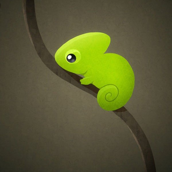 Кавайный хамелеон