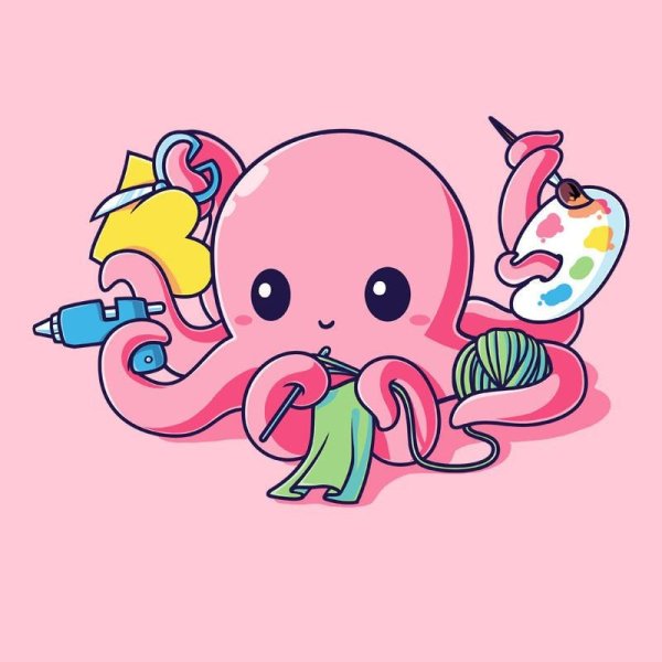 Милый осьминог