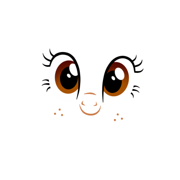 Милые мультяшные глаза