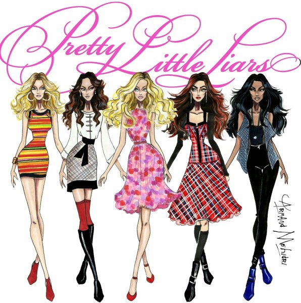 Рисунки сериала милые обманщицы