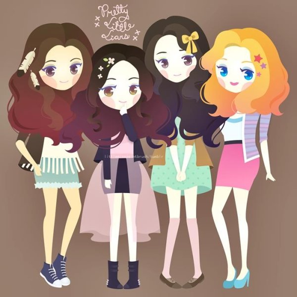 Скетчбук милые обманщицы