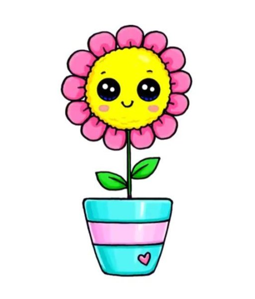 Цветы с глазками для детей