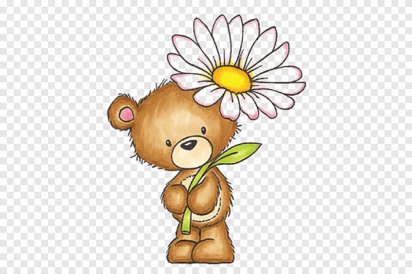 Зверюшки с цветами