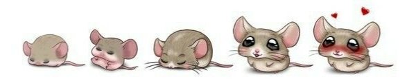 Милые мышки для срисовки