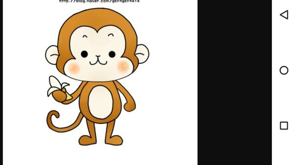 Обязьянка милый рисунок