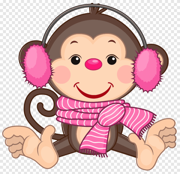 Обезьянка мультяшка