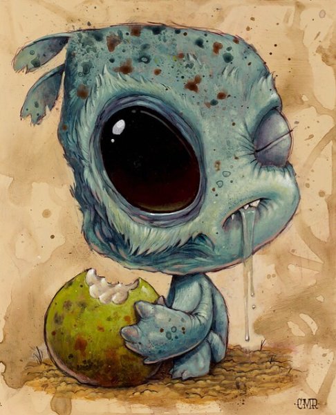 Крис Риньяк иллюстрации монстры