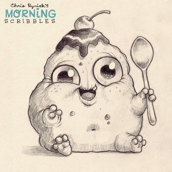 Милые монстры для срисовки легкие